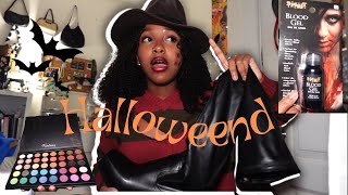 GRWM Halloweend Edition 🎃🦇🩸 FREDDY KRUEGER  ROOFTOP CLUB [upl. by Ecirehs]