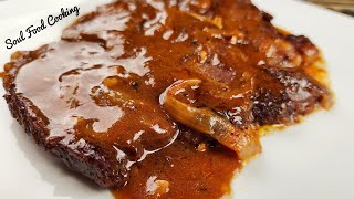 How to make Smothered Steak and Onions [upl. by Ahseinat]