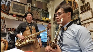 STAND BY ME SAXOPHONE 류수현amp악수맨 Slap amp Split [upl. by Kramer]