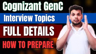 Cognizant GenC Interview Questions  How to Prepare for Cognizant GenC Interview  Cognizant Hiring [upl. by Anwahsad]