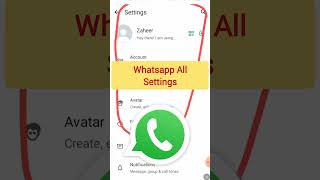 WhatsApp all Settings  Whatsapp new phone Settings [upl. by Yrtua]