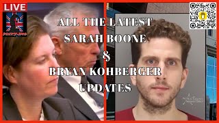 💥💥 ALL THE LATEST SARAH BOONE 🧳 AND BRYAN KOHBERGER NEWS💥💥 [upl. by Nylasej]