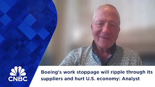 Boeings work stoppage will ripple through its suppliers and hurt US economy Analyst [upl. by Prochoras]