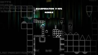 MOBILE Exasperation 710 geometrydash gddemon gdlayout extremedemon gameplay demonlevel [upl. by Adonis628]