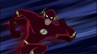 The Flash DCAU Powers and Fight Scenes  Justice League Season 2 [upl. by Whetstone205]