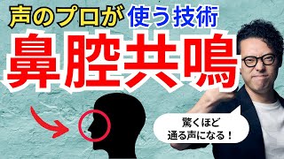 【鼻腔共鳴】プロにグッと近づく発声法！？いい声の響きを手に入れる発声法 [upl. by Aekahs117]