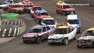 Kings Lynn 2 Litre Banger Racing Bandit Memorial Final Demolition Derby 2019 Impact Videos [upl. by Alletsirhc772]