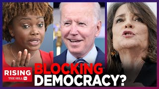 Biden Admin WAVES OFF Accusations They Usurped Democracy By CANCELLING Democratic Primary [upl. by Neillij]