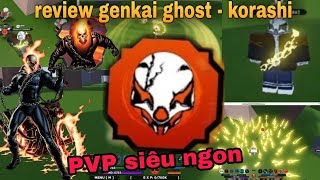 review genkai ghost korashi  genkai PVP siêu ngon  shindo life  hmdz [upl. by Gwenny]