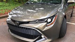 2019 Toyota Corolla Hatchback XSE Best Detailed Walkaround [upl. by Anera]