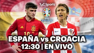 EN VIVO 🔴 ESPAÑA vs CROACIA  Eurocopa  Fase de Grupos  Vivilo en TyC Sports ⚽ [upl. by Neelloj]