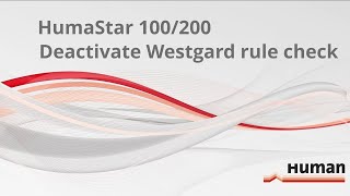 HumaStar100 200 activate or deactivate check for Westgard rules [upl. by Darlleen]