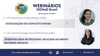 Atualização do conceito DOHaD e Epidemiologia Nutricional aplicada ao grupo maternoinfantil [upl. by Sauveur]