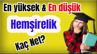 en yüksek ve en düşük hemşirelik kaç net 2023 yks I en yüksek hemşirelik I en düşük hemşirelik [upl. by Aneleiram]