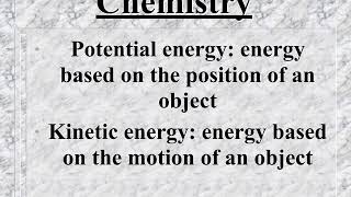 Chem 1 ch 1 part 2 Matter and Energy sort of [upl. by Neirda619]