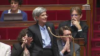 Sandrine Rousseau interroge le gouvernement sur laffaiblissement organisé de lhôpital public [upl. by Desdamonna]