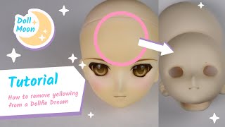 Remove Yellowing from Dollfie Dream I Doll Tutorial [upl. by Lydie]