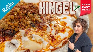 Easy Affordable Heavenly Meals in 10 Minutes  HINGEL Turkish Manti Recipe with Lentil amp Onion [upl. by Athena43]