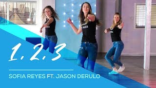 1 2 3  Sofia Reyes ft Jason Derulo  Easy Fitness Dance Video  Choreography [upl. by Ecidnac]