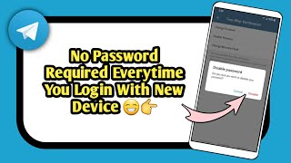 Disable TwoStep Verification On Telegram [upl. by Tyson]