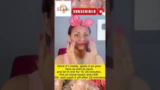 රෝස මල් පැක් එක Rose Face Pack for Glowing Brightening amp for Fair Skin Tone  SLviki Media shorts [upl. by Erdnua]