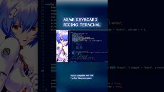 How ricing a terminal looks asmr asmrkeyboard terminal wezterm vim neovim ricing coding [upl. by Athena]