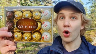 Ferrero Chocolate Collection Review Rocher  Rafaello  Rondnoir [upl. by Evelyn]