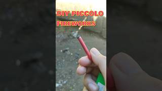 DIY Piccolo piccolo paputok diy ivanxpyro [upl. by Lamberto]