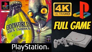 Oddworld Abes Exoddus  PS1  4K60ᶠᵖˢ UHD🔴  100 Longplay Walkthrough Playthrough Full Movie Game [upl. by Airad]