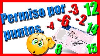 Permiso por puntos  👍✅ Tenlo claro✅ Actualizado 2022 [upl. by Oiramrej]