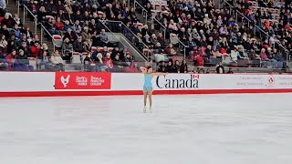 Madeline Schizas 2024 Canadian FS Nationals FP 🥈 fancam [upl. by Azrim]