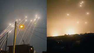 Israel Under FIRE Massive Iranian Missile Attack • Air Defense Penetrated • IDF Ready To Retaliate [upl. by Nedyrb]