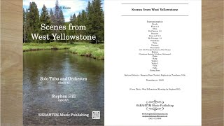 Scenes from West Yellowstone for Solo Tuba and Orchestra Gr34 by Stephen Hill [upl. by Adyht]