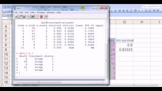 KaplanMeier survival curve in Excel read description for fix to correct plot [upl. by Muldon]