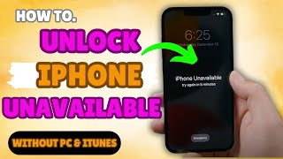 How to unlock unavailable iPhone if forgot passcode without computer [upl. by Courtney]