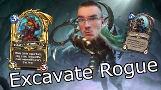 Il mazzo PIU SBAGLIATO CHE CI SIA Excavate Rogue • Hearthstone ITA [upl. by Tompkins]