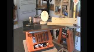 Harbor Freight Bauer Oscillating Edge Belt And Spindle Sander Setup and Use Demonstration [upl. by Issac844]