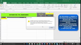 CONCILIACIÓN BANCARIA EN EXCEL [upl. by Meenen]