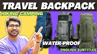 Best Rucksack Under 3000⚡Best Travel Backpack 2023⚡Top 5 Hiking Backpack In India [upl. by Lerrud]