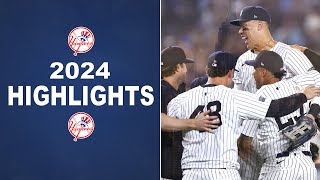 Yankees Highlights  Best of 2024 [upl. by Ylremik]