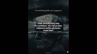 Overthinking kills your happinest overthinking fyp motivation [upl. by Hasty]