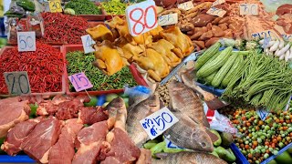 Khlong Toei Market Bangkok Thailand [upl. by Harmon745]