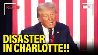 SLURRING Trump STRUGGLES in DISASTER Charlotte Speech [upl. by Gessner880]