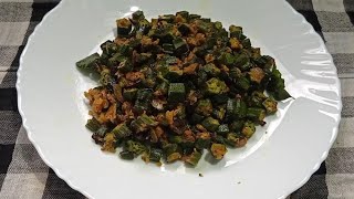 Bendekai palya in kannada l Ladys finger fry [upl. by Largent]