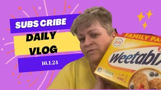 DAILY VLOG 16124 haul weightlossjourney caloriedeficit losingweight dailylife dailyvlog [upl. by Feldman102]