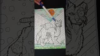 Part 1 of coloring quotInfected Dogquot Abnormality coloringbook coloring [upl. by Kcoj]