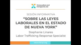 Derechos y deberes de los Inmigrantes y de los Empleadores según las Leyes Laborales en Nueva York [upl. by Selden]