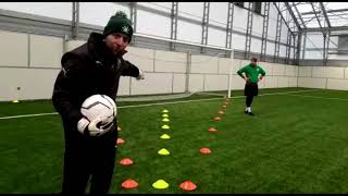 Goalkeeper Training Positioning and Angles Tutorial [upl. by Jedlicka874]