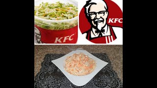 تحضير سلطة الكول سلو على طريقة مطاعم كنتاكي Salade Coleslaw recipe KFC [upl. by Ainat633]