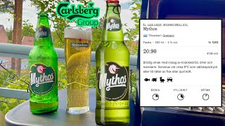 Mythos 🇬🇷 Carlsberg  Olympic Brewery [upl. by Kapeed133]